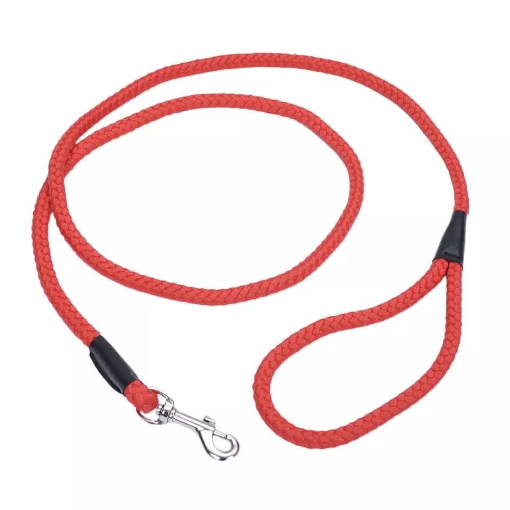 Coastal Pet Products Red Rope Dog Leash, 1/2-In x 6-Ft