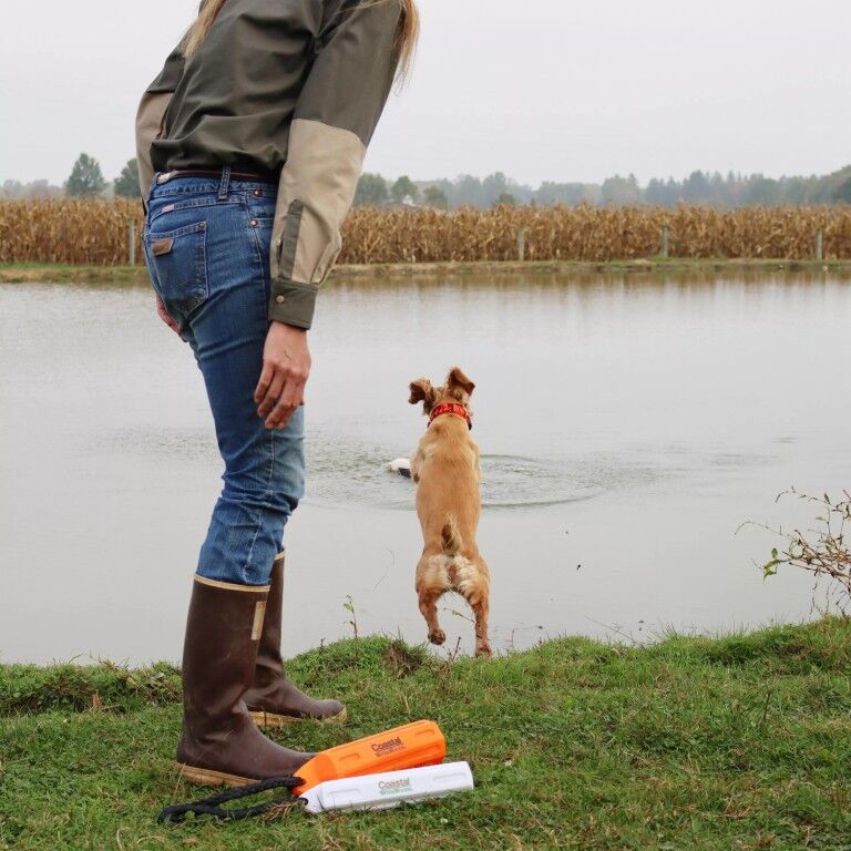 Coastal Pet Products Water & Woods White Vinyl Dog Training Dummies, 2-In x 11-In