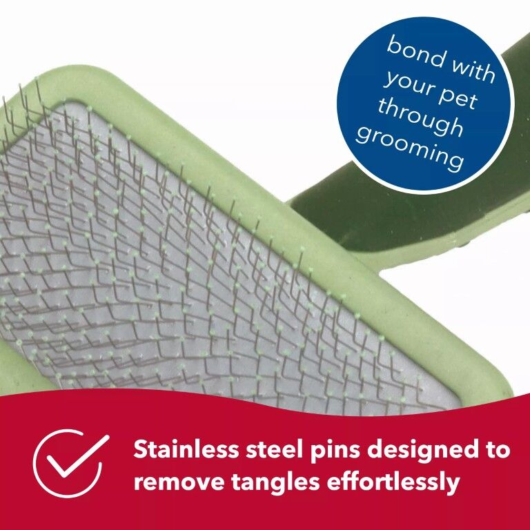 Safari Dog Soft Slicker Brush, 6.5 X 2.5-In