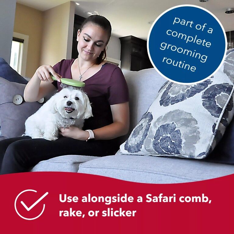 Coastal Pet Products Safari Wire Grooming Pin Brush, Large 9 1/4-In x 2 1/2-In