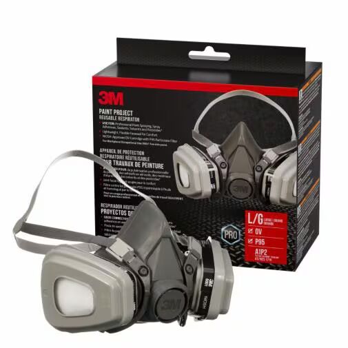3M Paint Project NIOSH-Approved Reusable Respirator 6311 OV/P95