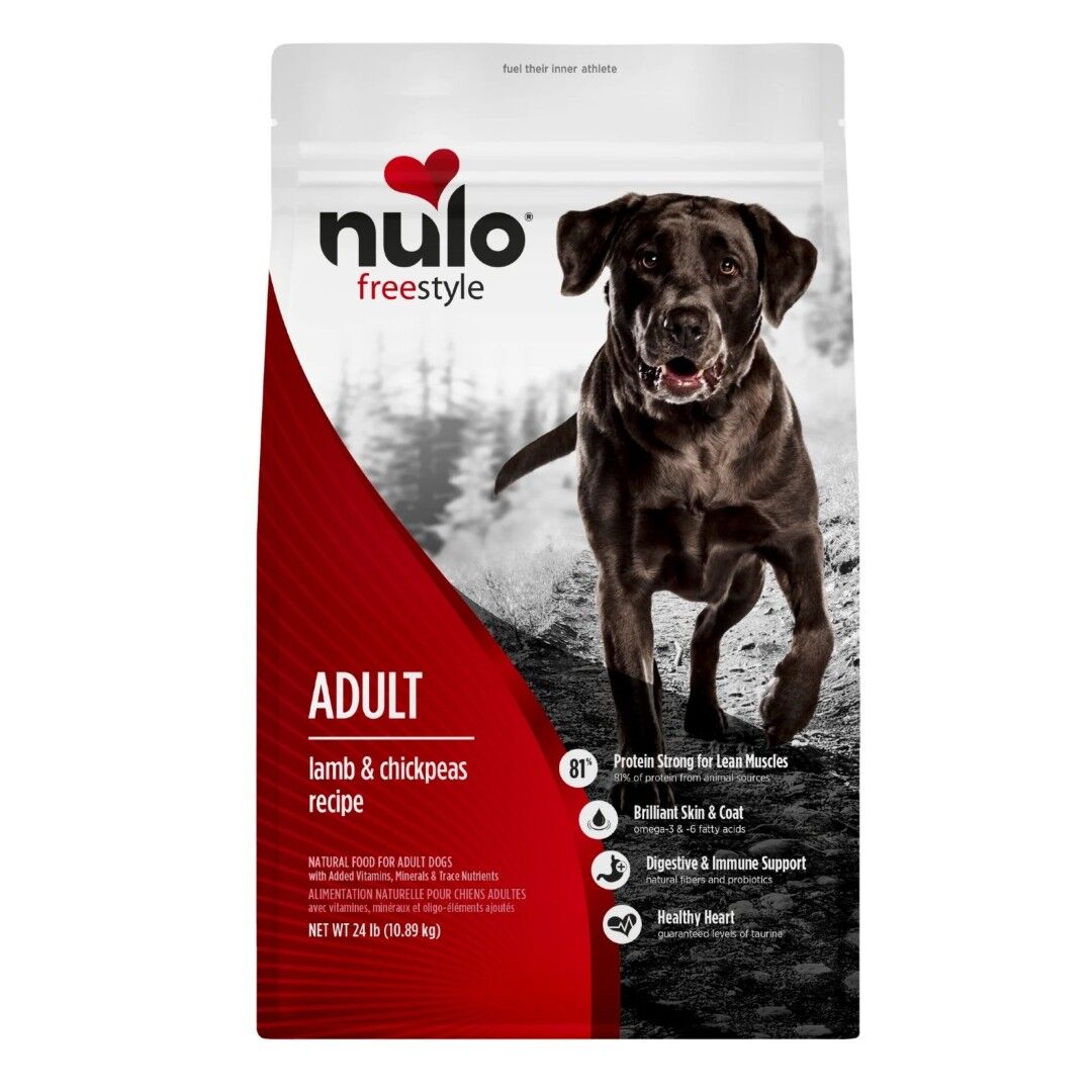 Nulo FreeStyle Lamb & Chickpeas Recipe Dog Food, 24 lb.