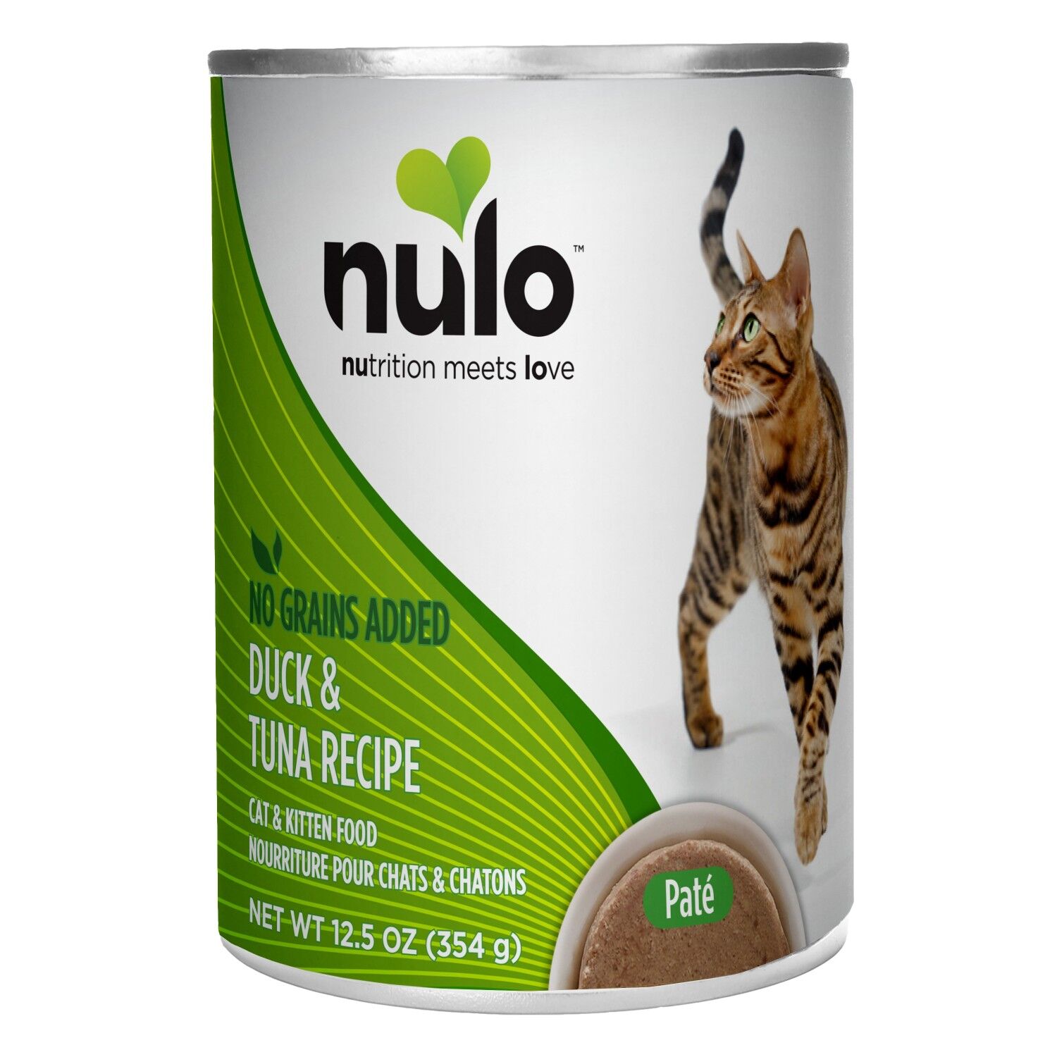 Nulo Paté Duck & Tuna Recipe Cat Food, 12.5 oz.