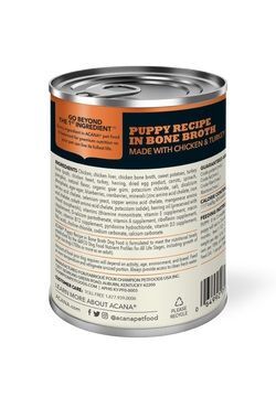 Acana Premium Paté, Puppy Recipe in Bone Broth Dog Food, 12.8-Oz