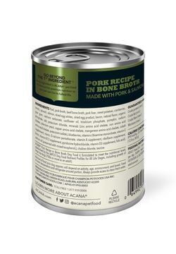 Acana Premium Chunks, Pork Recipe in Bone Broth Dog Food, 12.8-Oz