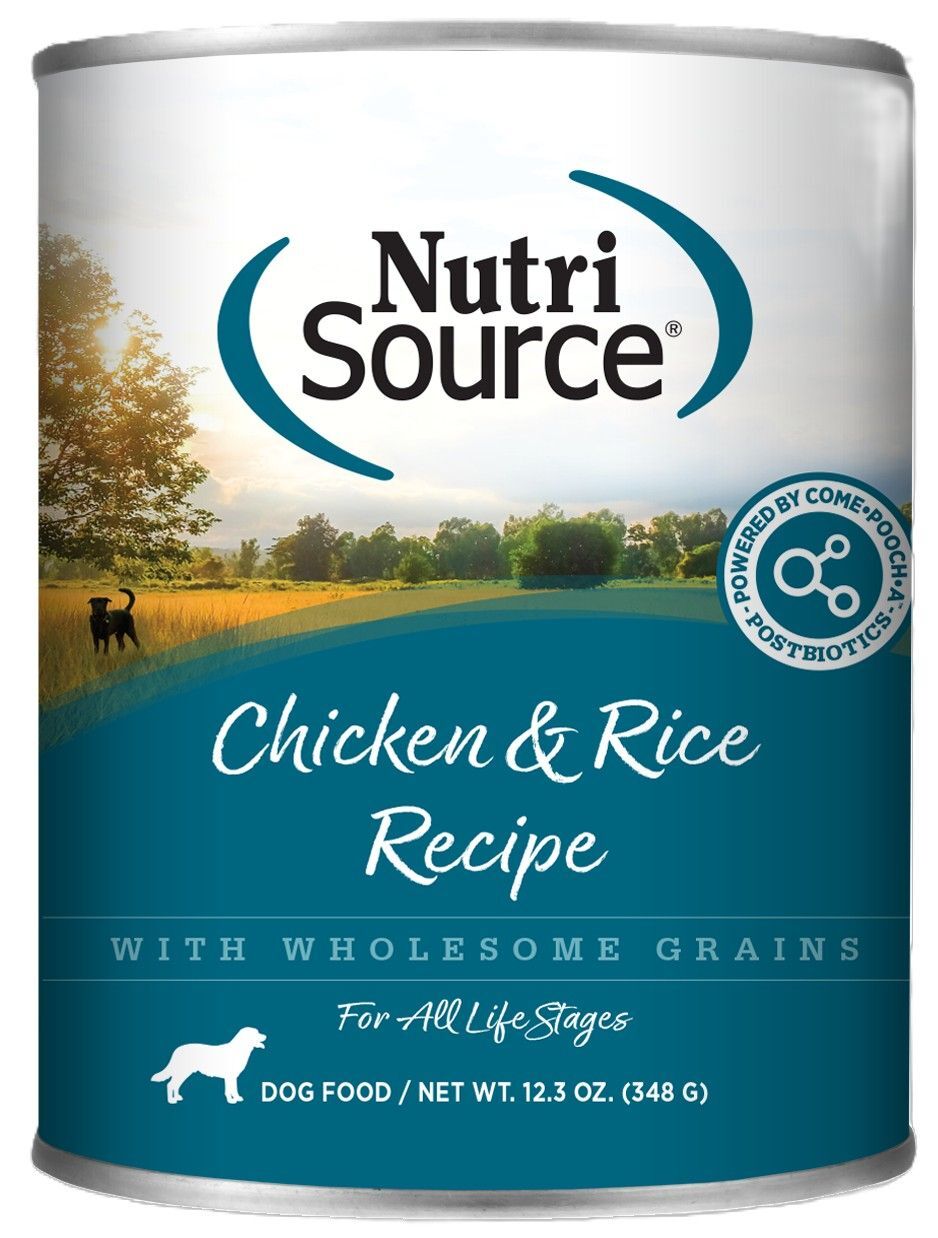 NutriSource Adult Chicken & Rice Formula Dog Food, 12.3-Oz