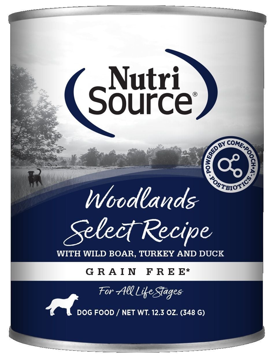 NutriSource Woodlands Select Dog Food, 12.3-Oz