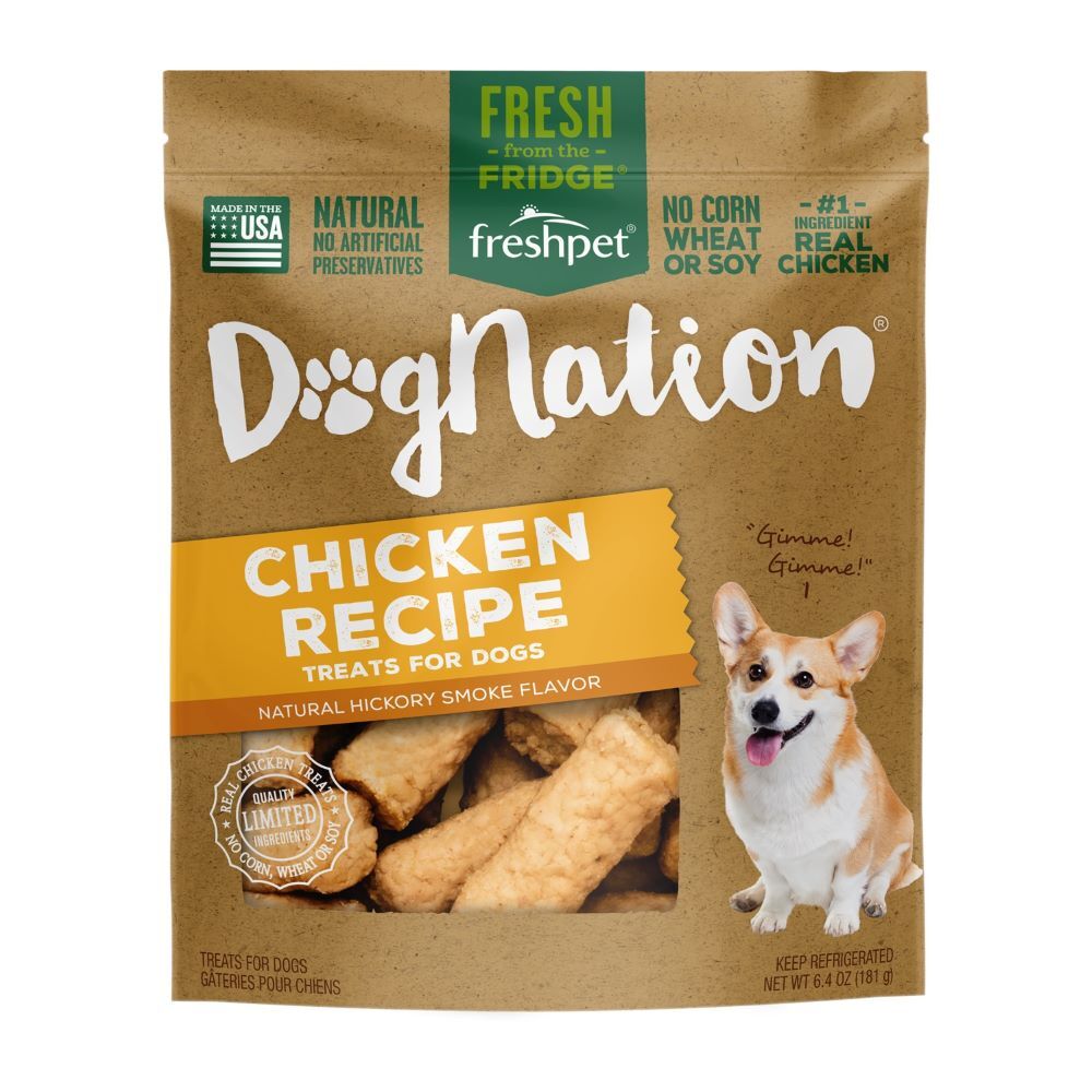 Freshpet Dognation Chicken Treats for Dogs, 6.4-Oz