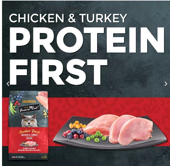Fussie Cat Market Fresh Chicken & Turkey, 3.5-Lb