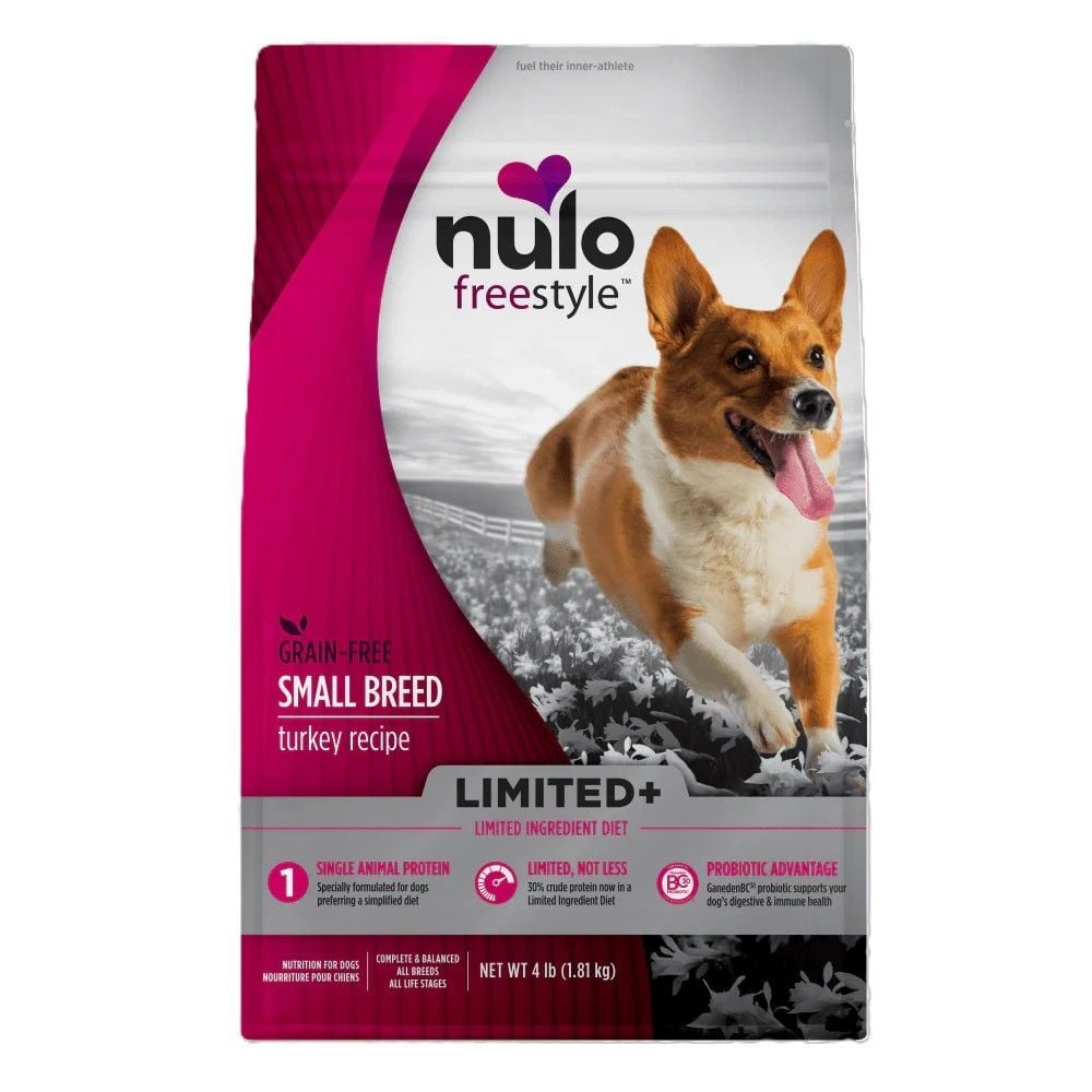 Nulo FreeStyle High-Protein Kibble Limited+ Small Breed Turkey Recipe Dog Food, 10-Lb