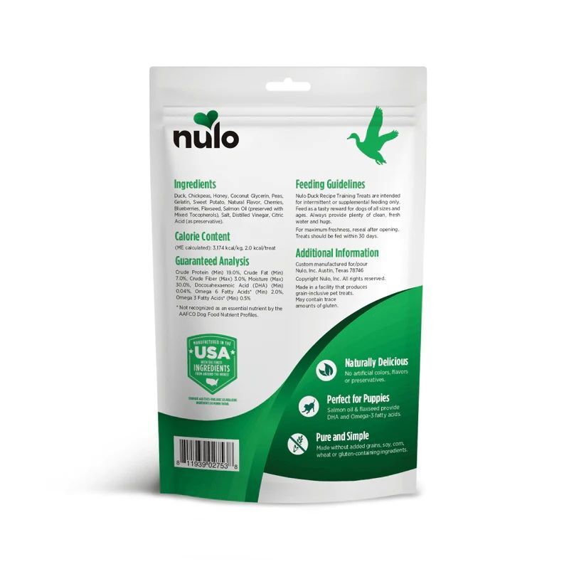 Nulo FreeStyle Training Treats Duck Recipe, 16-Oz