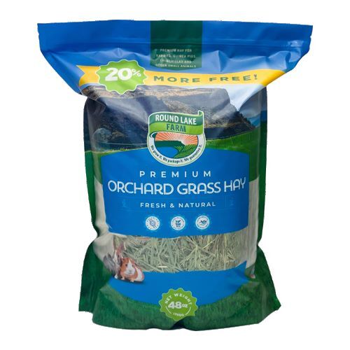 Round Lake Farm Orchard Grass Hay, 48-Oz
