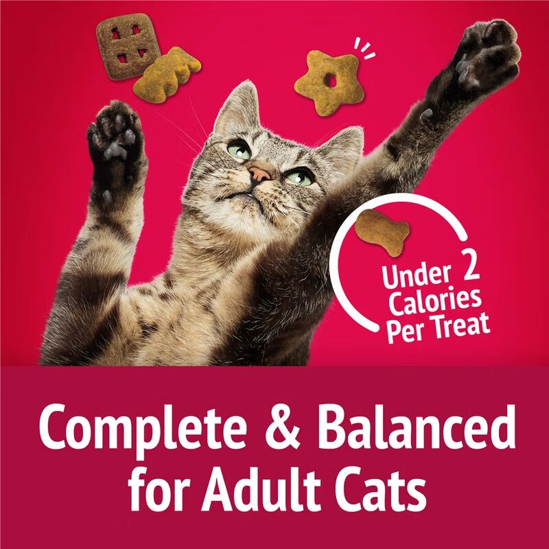Friskies Party Mix Mixed Grill Crunch With Chicken & Flavors Of Beef & Salmon Cat Treats, 2.1-OZ