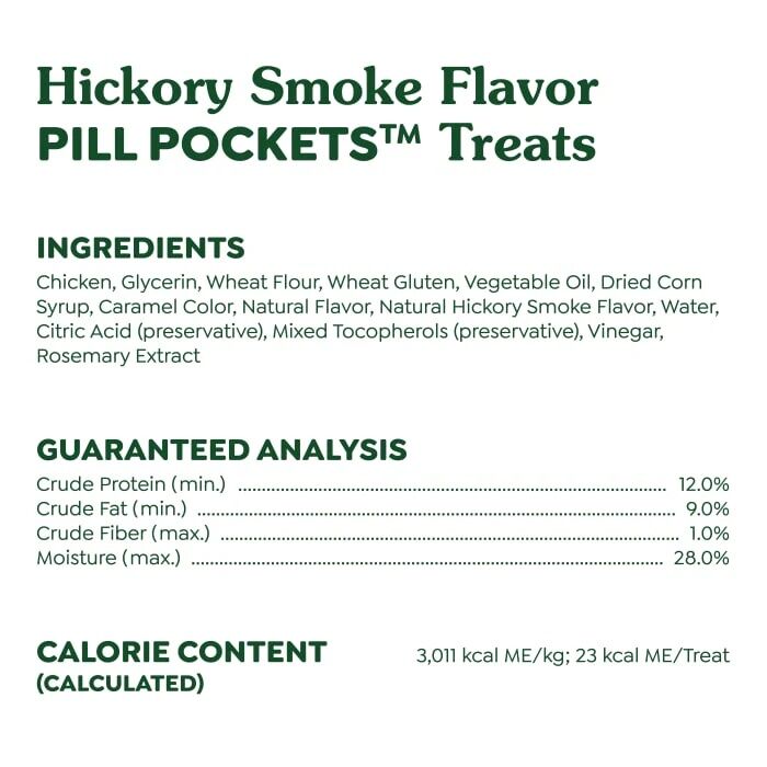 Greenies Pill Pockets for Dogs Large Hickory Smoke Capsule Size Dog Treats, 60-Ct