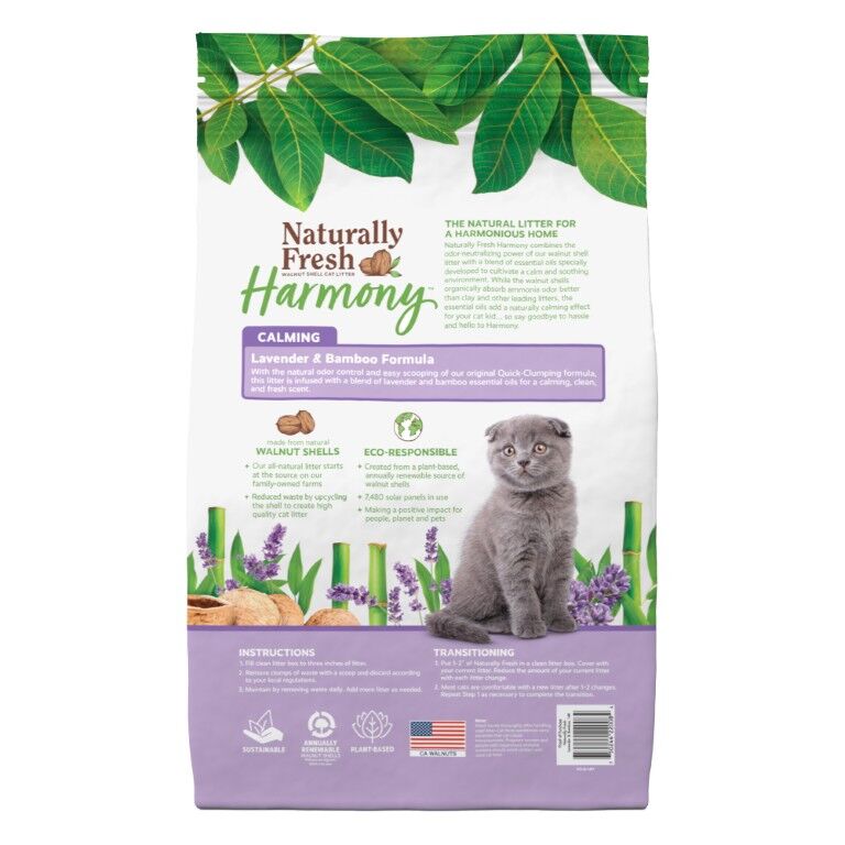 Naturally Fresh Harmony Calming Lavender & Bamboo Cat Litter, 14-Lb