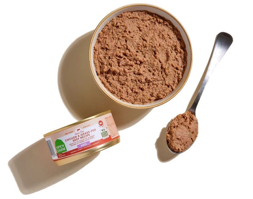 Open Farm Chicken & Grass-Fed Beef Pâté Cat Food, 2.8-Oz