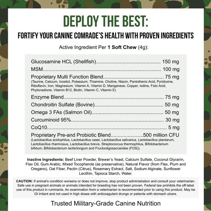 Operation Good Boy SRE: Multi-Function Support Beef Liver Flavor Dog Supplement, 90-Ct