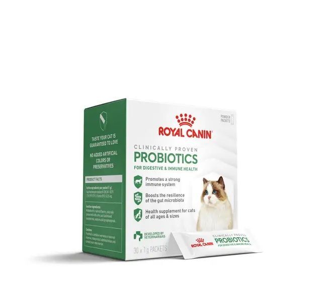 Royal Canin Probiotics for Cats Digestive and Immune Health Powder Supplement, 1-g, 30-Ct