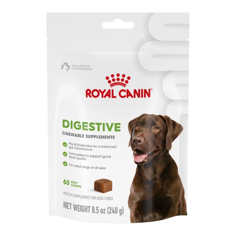 Royal Canin Digestive Supplement Soft Chews For Adult Dogs, 60-Ct