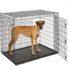 Midwest Homes For Pets Black XX-Large Heavy Duty Double Door Dog Crate, 54 X 37 X 45-In