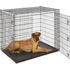 Midwest Homes For Pets Black XX-Large Heavy Duty Double Door Dog Crate, 54 X 37 X 45-In