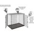 Midwest Homes For Pets Black XX-Large Heavy Duty Double Door Dog Crate, 54 X 37 X 45-In