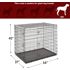 Midwest Homes For Pets Black XX-Large Heavy Duty Double Door Dog Crate, 54 X 37 X 45-In