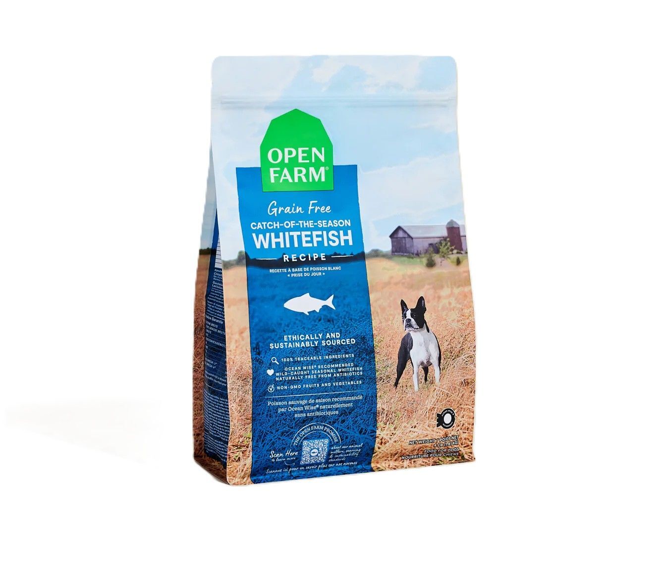 Open Farm Catch-of-the-Season Whitefish Grain-Free Dry Dog Food, 22-Lb