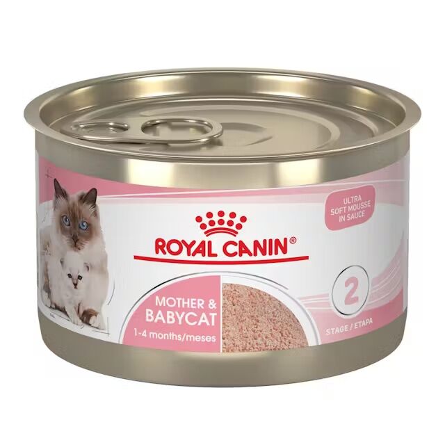 Royal Canin Mother & Babycat Ultra Soft Mousse In Sauce Canned Cat Food, 12-Pk