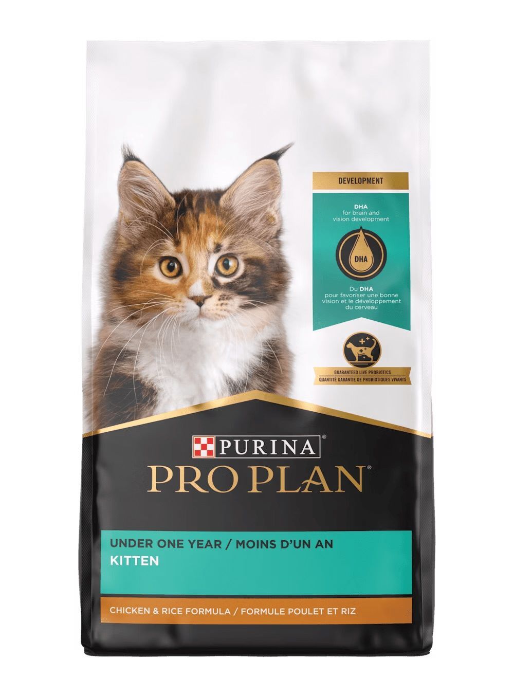Purina Pro Plan Kitten Chicken & Rice Formula Dry Cat Food, 16-Lb