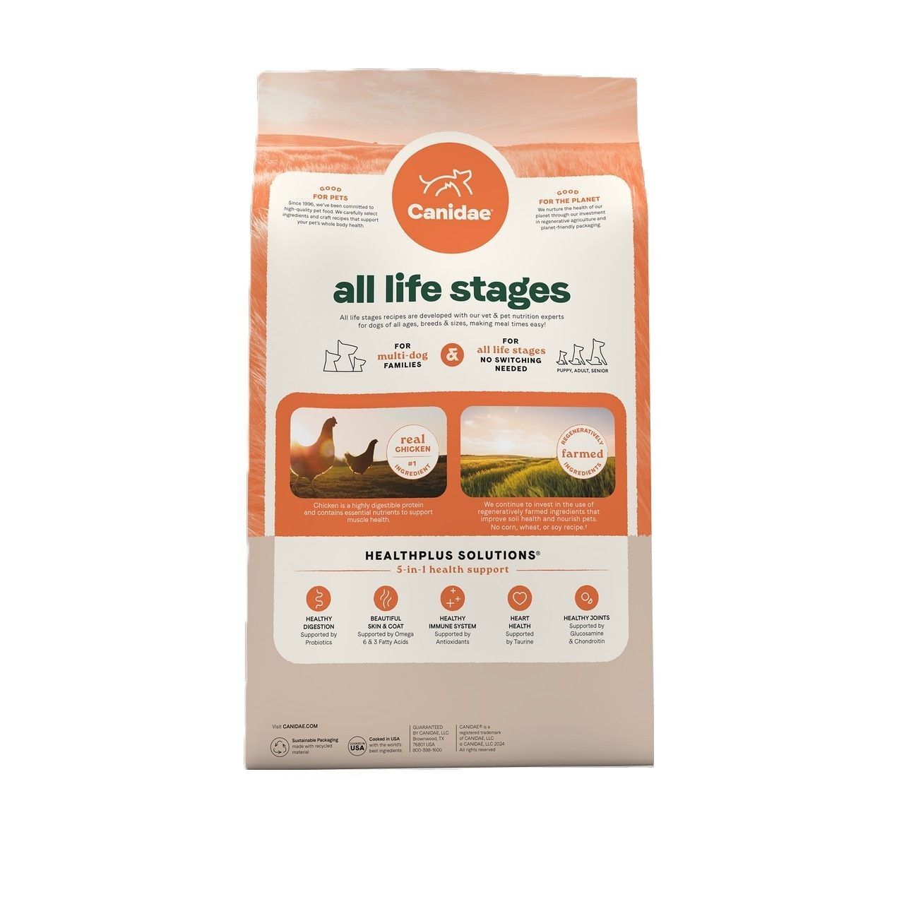 Canidae All Life Stages Dry Dog Food Multi-Protein Recipe Dog Food, 27-Lb