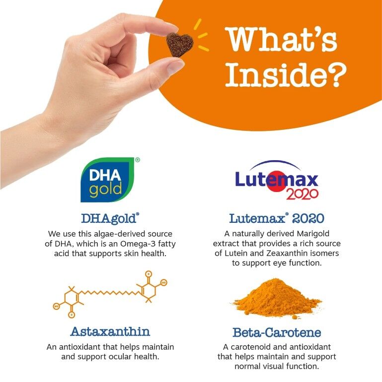 Zesty Paws Senior Advanced Vision Bites For Senior Dogs, 90-Ct