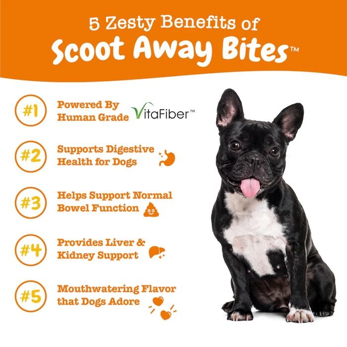 Zesty Paws Scoot Away Bites For Dogs, 90-Ct