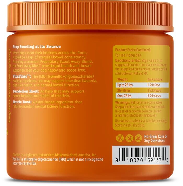 Zesty Paws Scoot Away Bites For Dogs, 90-Ct