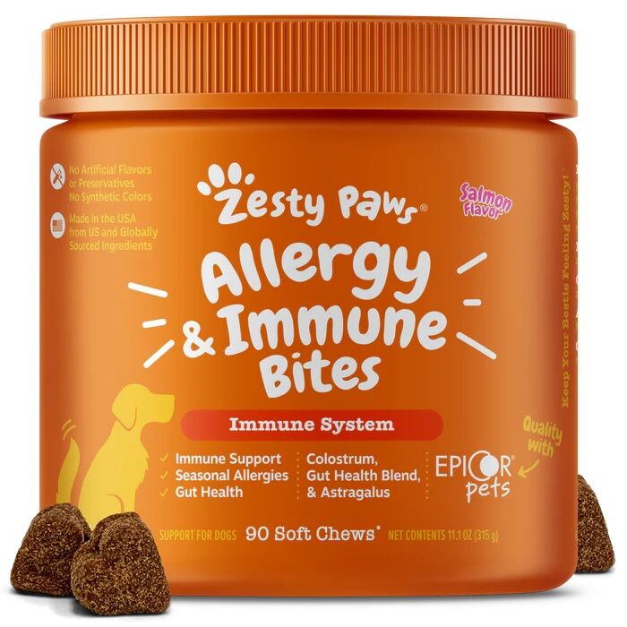 Zesty Paws Allergy & Immune Bites For Dogs, 90-Ct