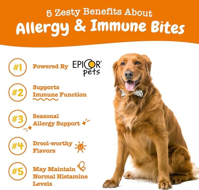 Zesty Paws Allergy & Immune Bites For Dogs, 90-Ct