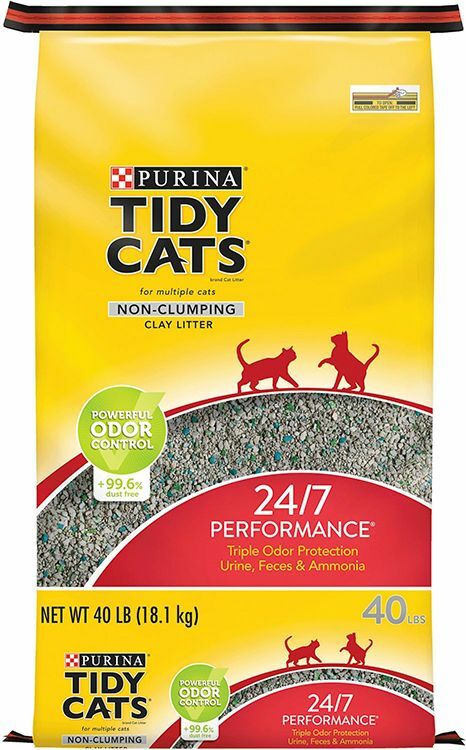 Tidy Cat 24/7 Performance Multi-Cat Clumping Litter-40 Lbs - 40 Lbs