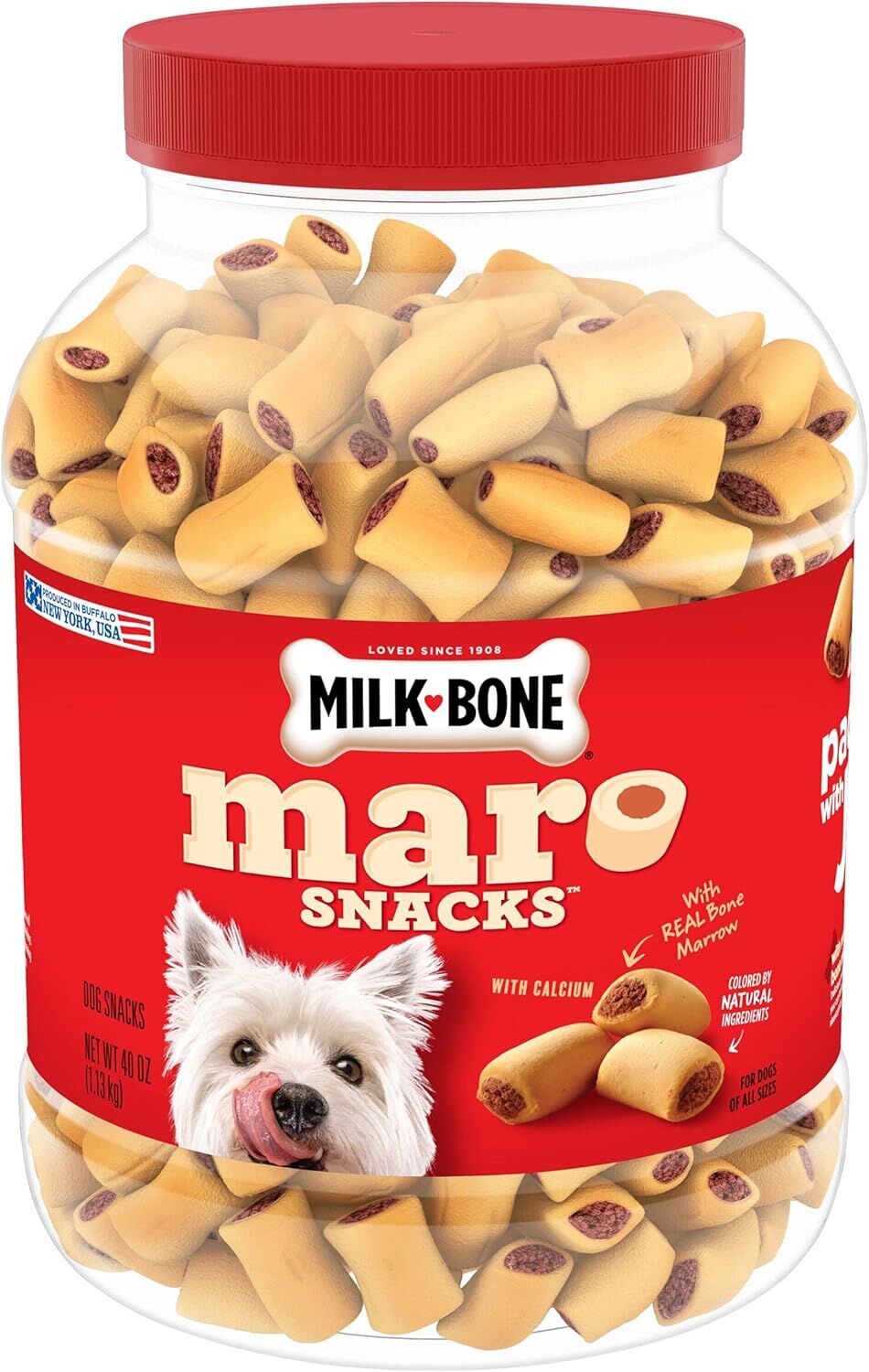 Milk Bone MaroSnacks Small Dog Treats With Bone Marrow, 40-Oz