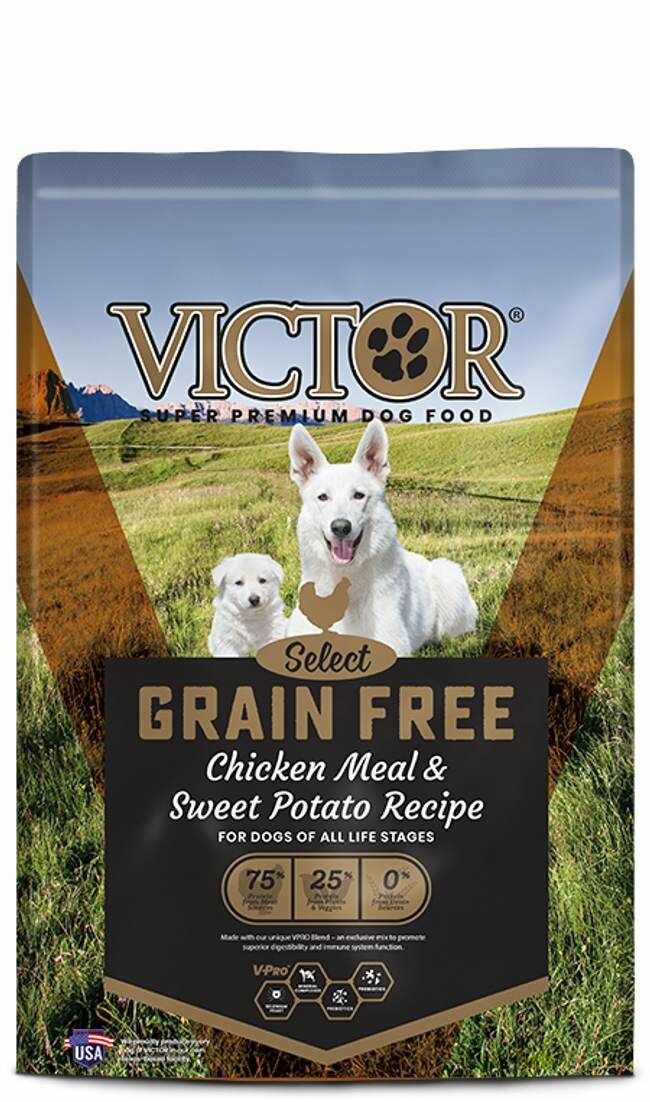Victor Grain Free Chicken Meal & Sweet Potato Recipe Dog Food, 30-Lb