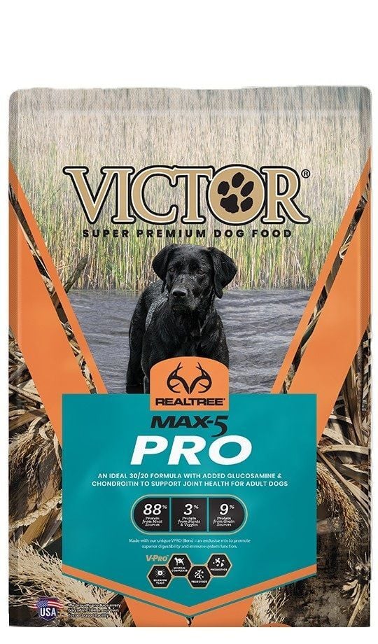 Victor Realtree MAX-5 PRO Dog Food, 40-Lb