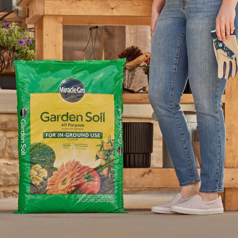 Miracle-Gro Garden Soil All Purpose, For In-Ground Use, 1.5 cu. ft.