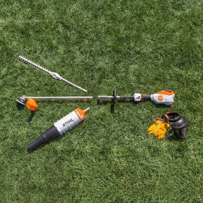 STIHL KombiSystem KMA 80 R Battery Powered KombiMotor Kit With FS-KM String Trimmer Attachment