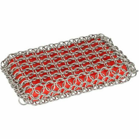 Lodge Cast Iron Red Chainmail Scrubbing Pad