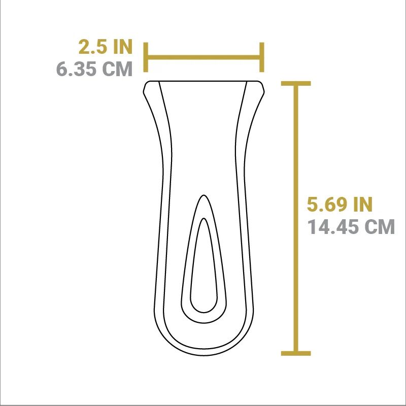 Lodge Cast Iron Deluxe Ocean Blue Silicone Hot Handle Holder