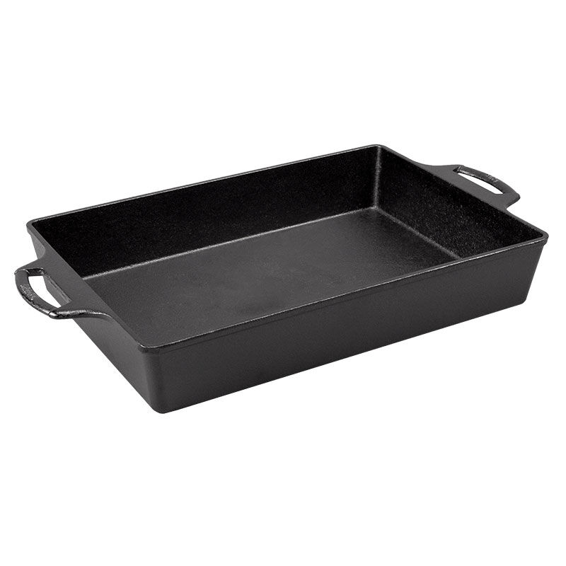 Lodge Seasoned Cast Iron Casserole, 9-In x 13-In