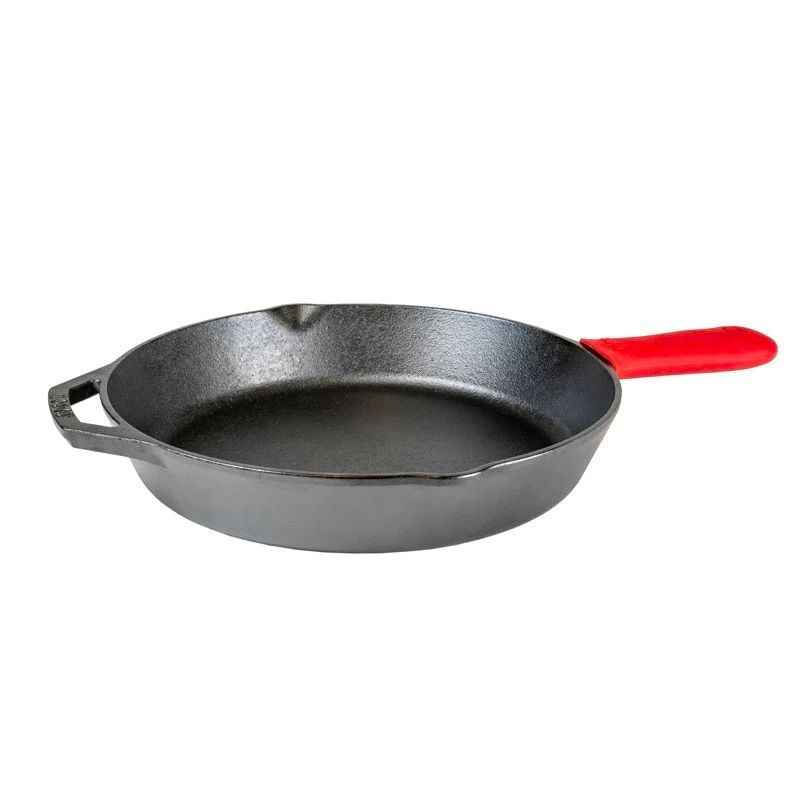 Lodge Cast Iron Skillet with Handle Holder, 12-In