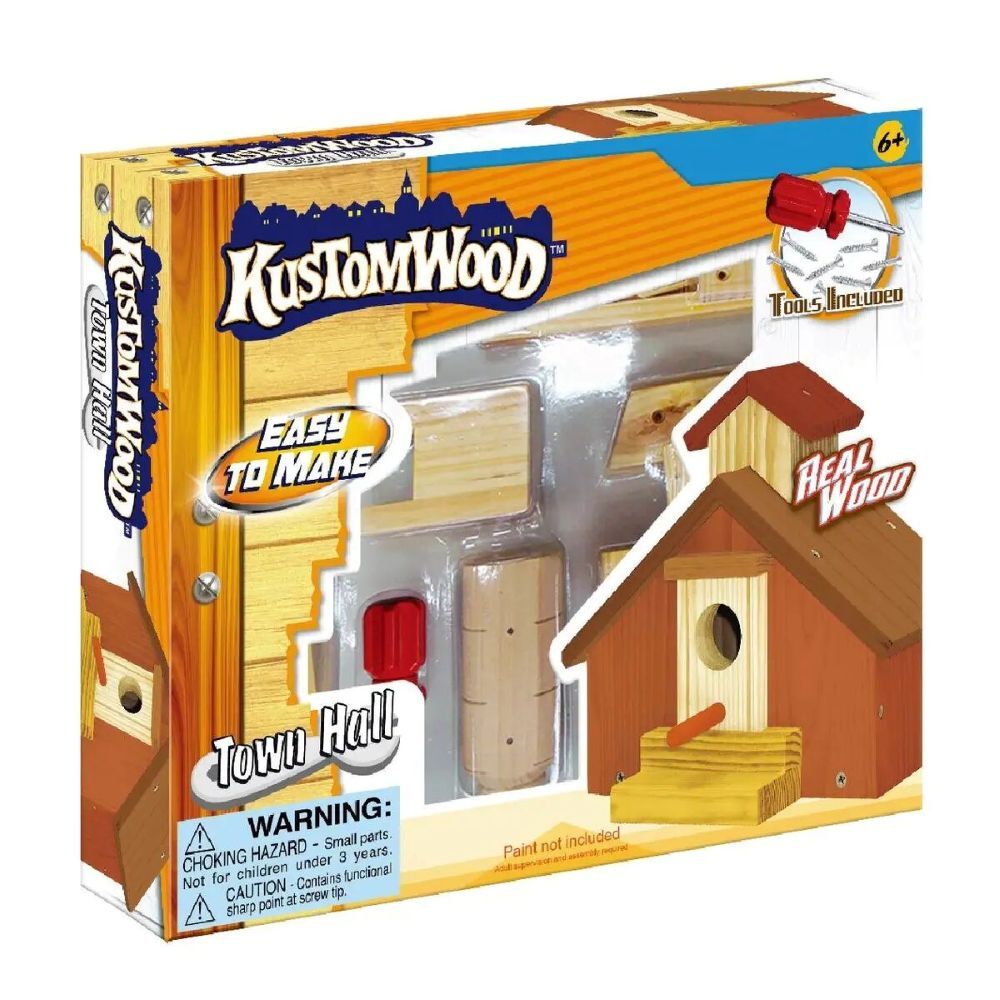 Kustom Wood Bird House Kit Assortment