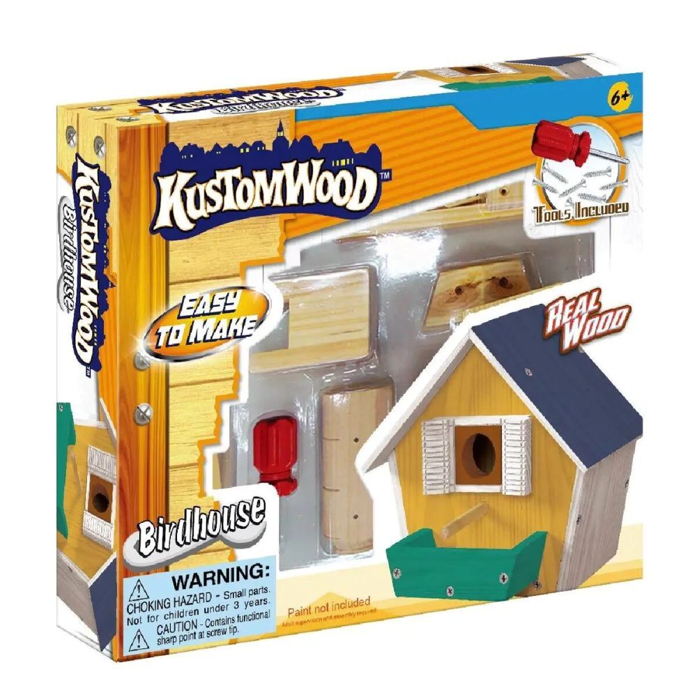 Kustom Wood Bird House Kit Assortment