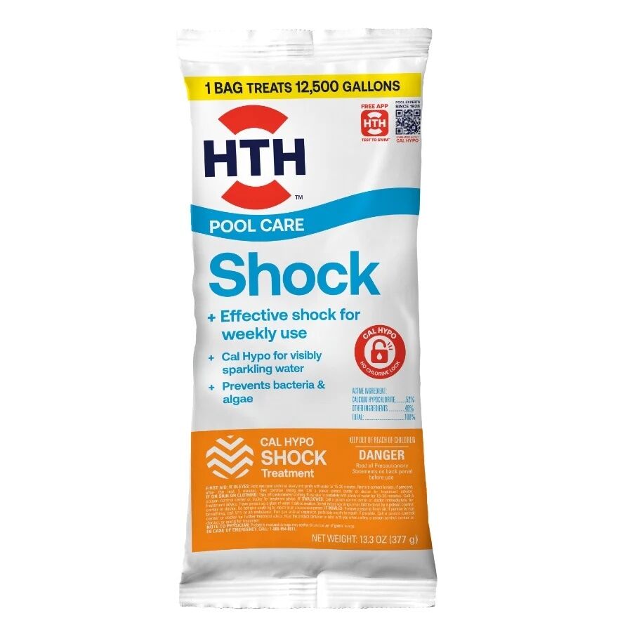HTH Pool Care Shock: Pool Chlorine Shock, 13.3-Oz
