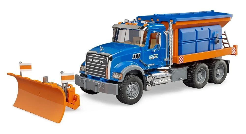 Bruder Mack Granite Snowplow Truck 1:16 Scale